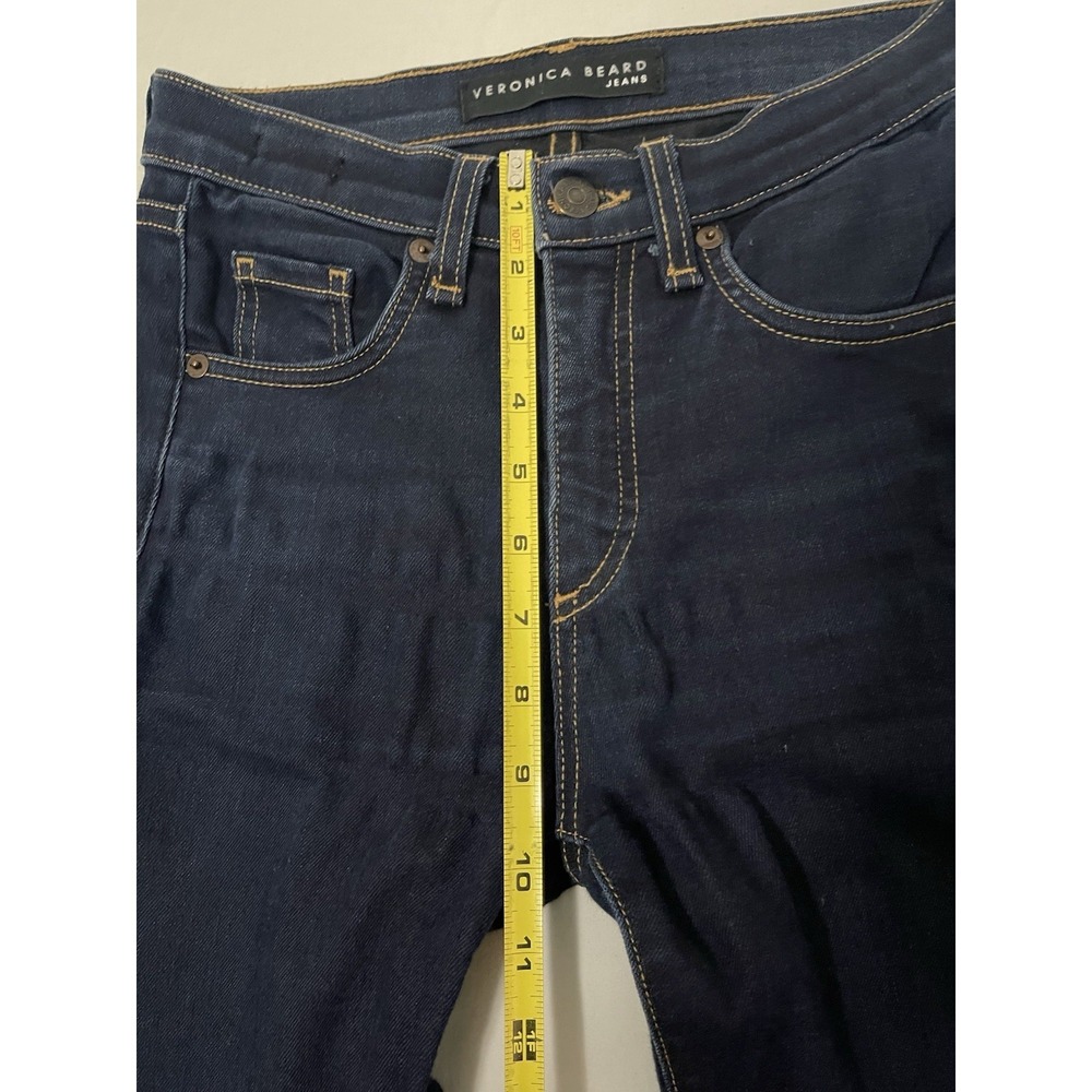 Veronica Beard Women's Kate 10" Skinny Jeans Vintage Wash Size 24 - Picture 7 of 8